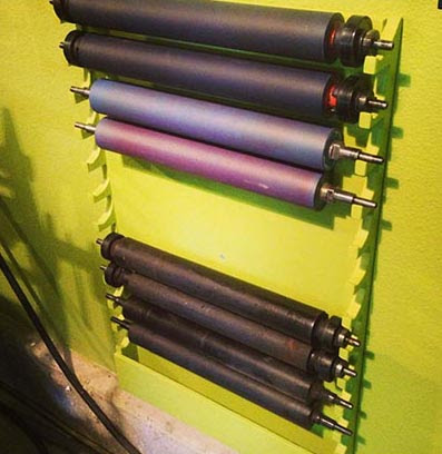 Rubber Roller Ink Roller Vinyl Roller Tool For Printing Printing