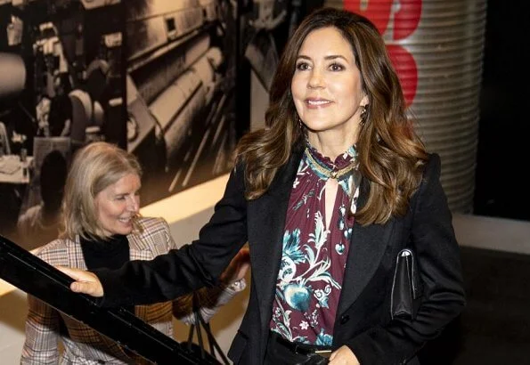 Crown Princess Mary of Denmark attended Media Contest 2020 (Mediekonkurrencen) awards ceremony at JP/Politikens Hus