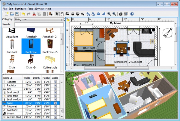 sweet home 3d software Free software for you!: free download! sweet home 3d 7 Sweet Home 3D - Never Been Easy To Design! | MOST VALUABLE SOFTWARE