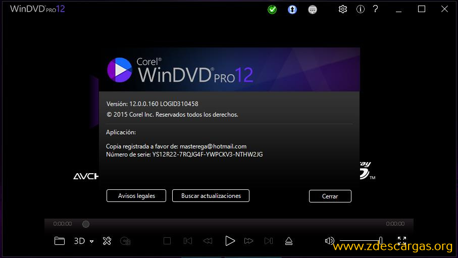 Corel WinDVD Pro 12 Full Español