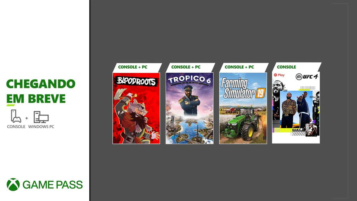 Xbox Game Pass: confira os jogos que entrarão no catálogo do