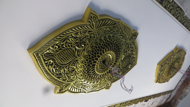 تعليم الصباغة طريقة تذهيب الجبس بشكل ملكي Fikra Color