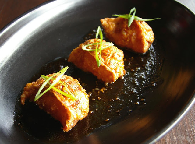 Susie Wong, fried ginger prawn wonton Susie Wong, fried ginger prawn wonton