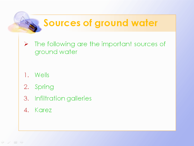 GROUND WATER PPT