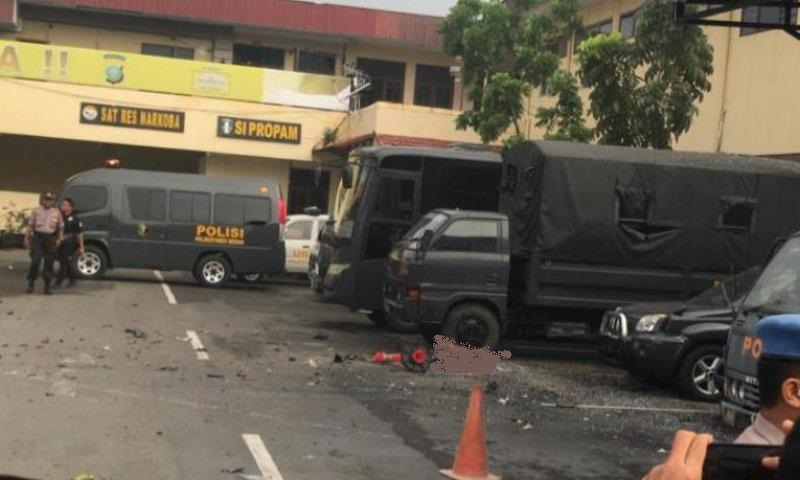 Bom Bunuh Diri di Polrestabes Medan, Terduga 2 Pelaku dan 1 Tewas, 4 Korban Luka