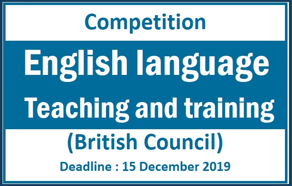 Competition : English language teaching and training  (British Council)