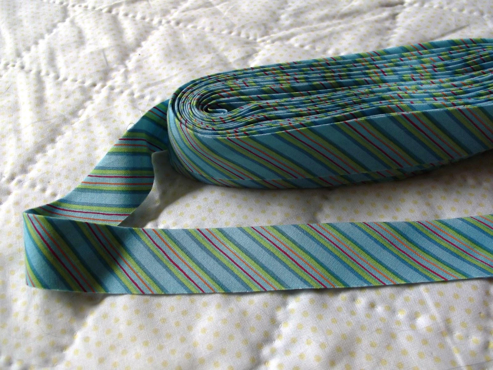 My Sewing Room Striped binding