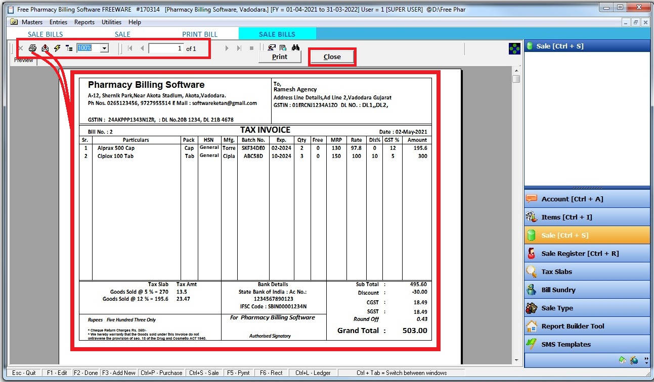invoice software free download full version