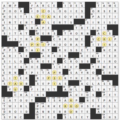 L.A.Instances Crossword Corner: Sunday graphic relating to Printable Chicago Tribune Crossword titled L.A.Occasions Crossword Corner: Sunday