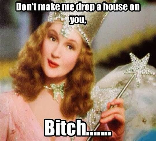 Don't make me drop a house on you Wizard of Oz randommusings.filminspector.com