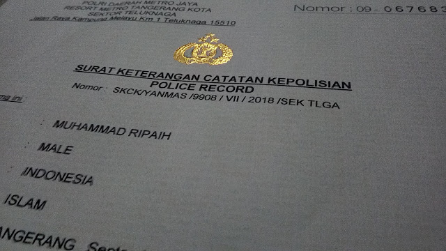 Surat Keterangan Catatan Kepolisian