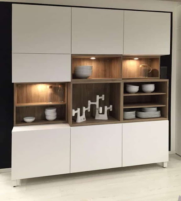 kitchen crockery unit designs