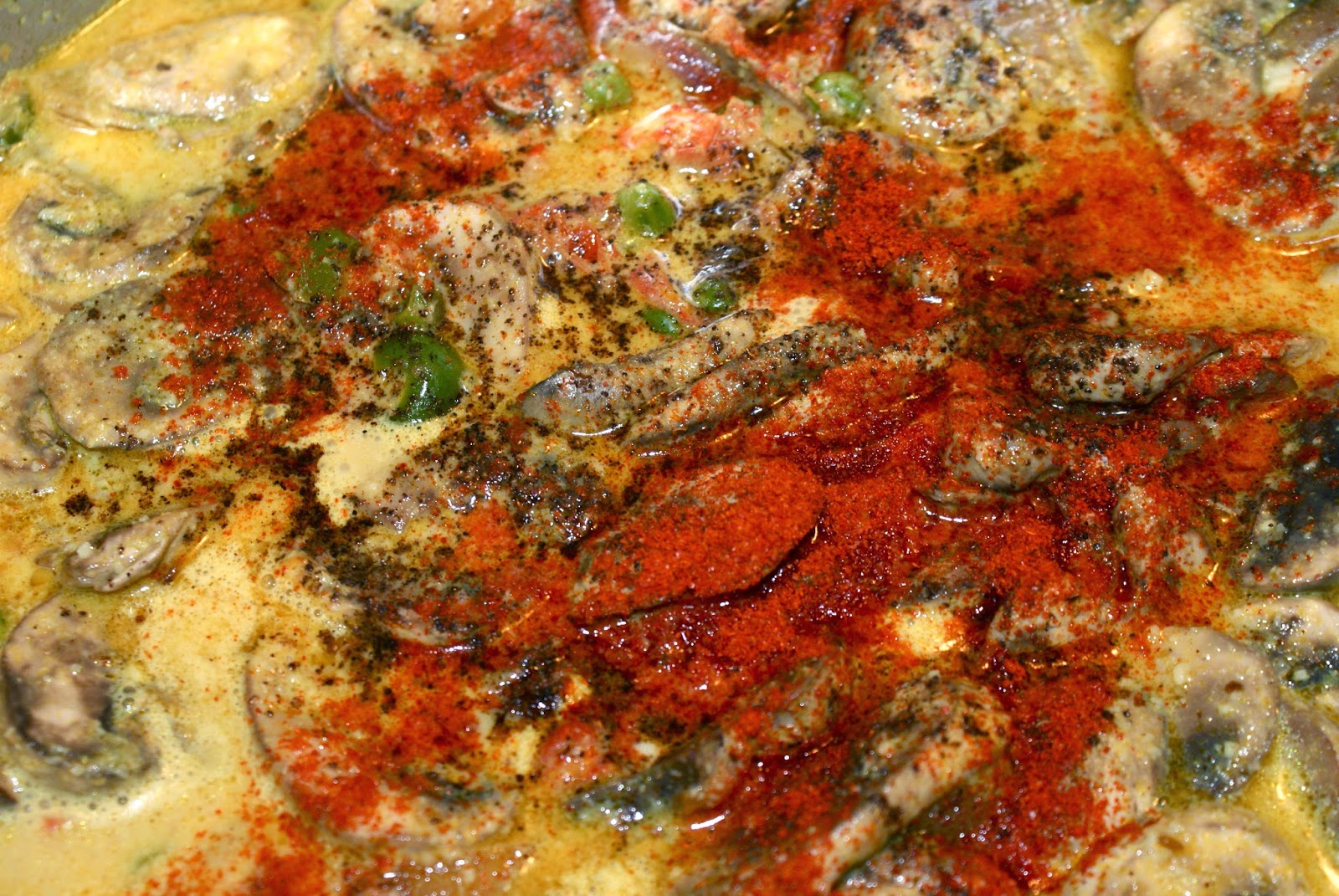 Nepali Tummy!!: Portobello Mushroom in Coconut Sauce Recipe!!