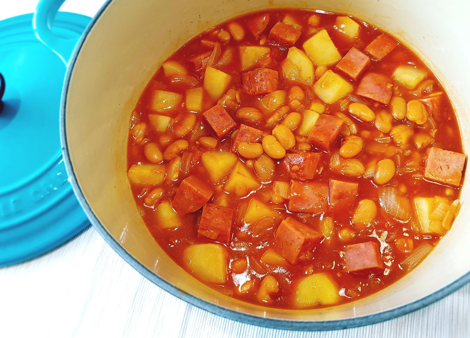 Ah Gim's Playground Luncheon Meat & Potato & Baked Beans