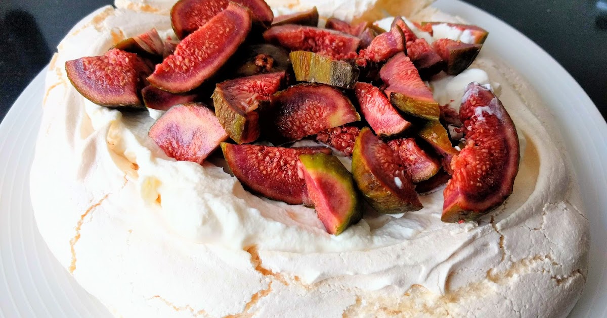 Port macerated figs and balsamic pavlova Kitchen Exile