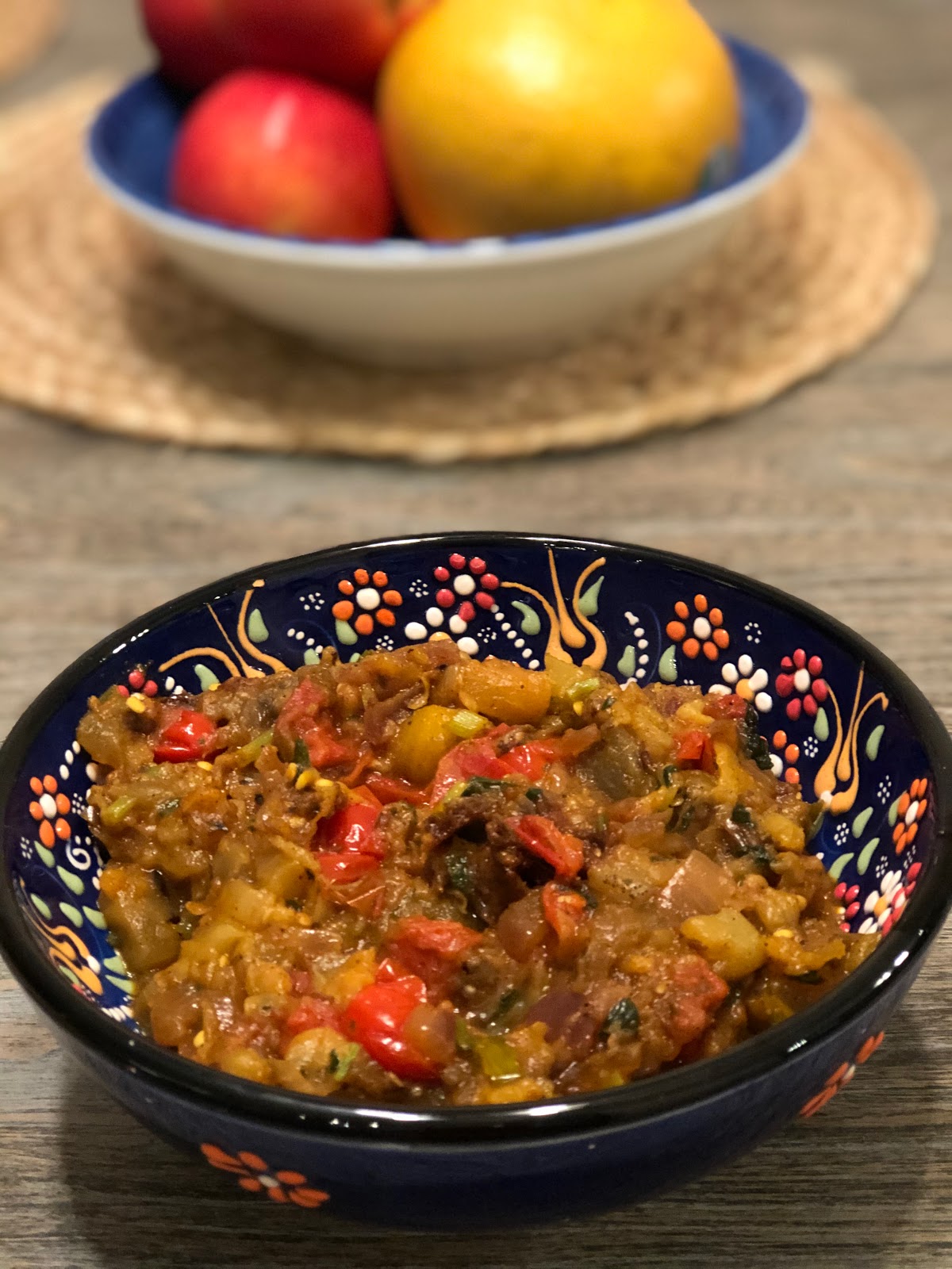 Baingan Bharta or Roasted Eggplant curry