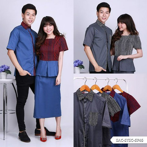 Model  Baju  Batik dan Kemeja Couple  Terbaru  di Tahun 2020  