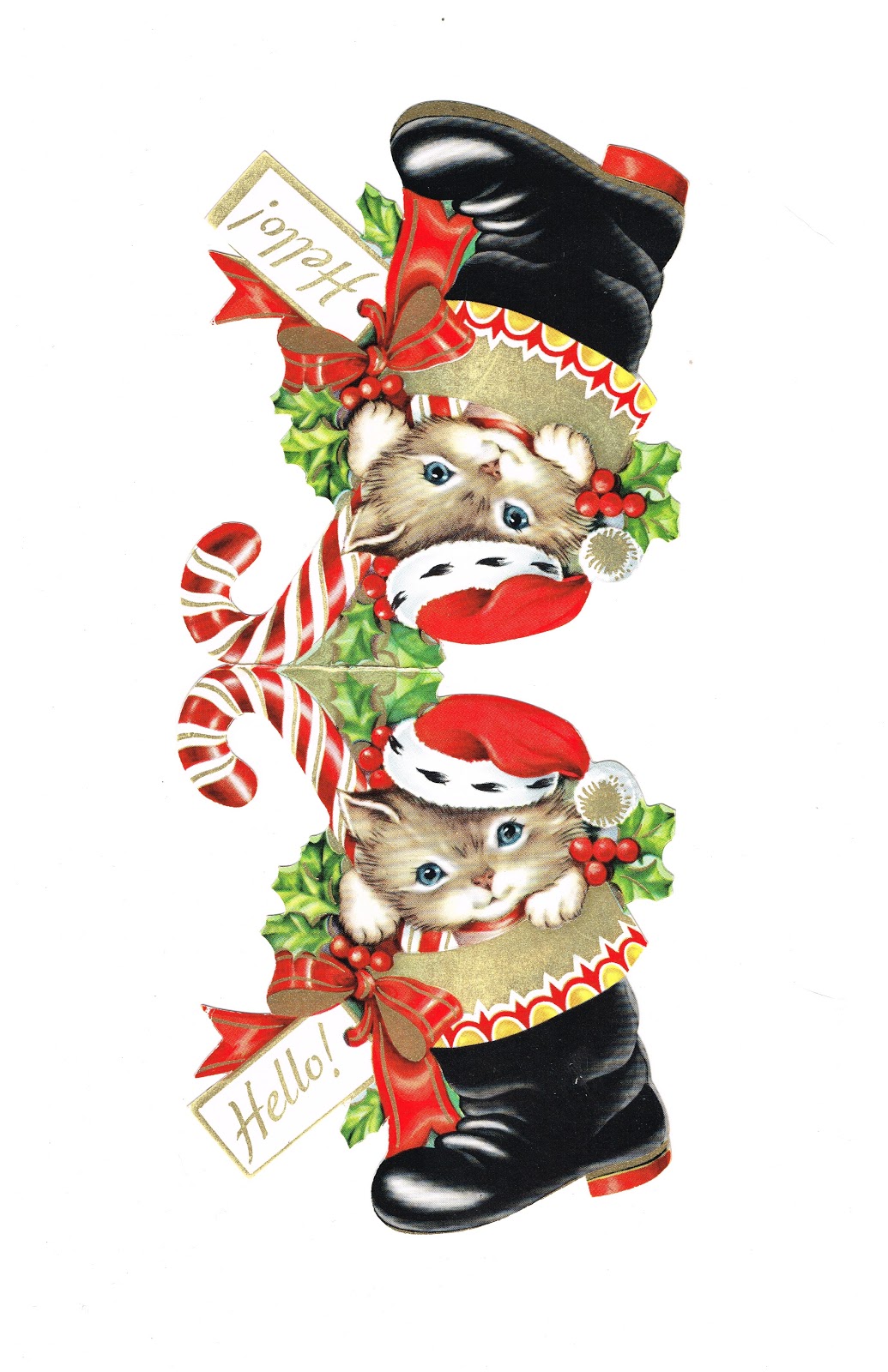 Cat Lady Christmas Card 