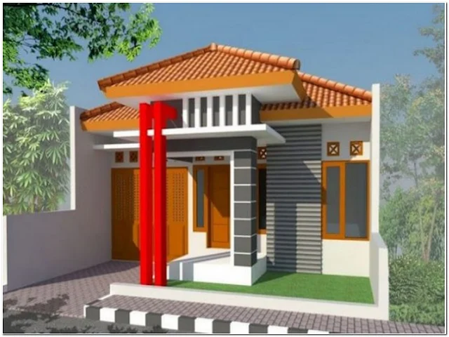 Model rumah minimalis sederhana tampak depan terbaru
