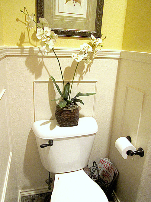 Picture Frame Molding in the Bathroom