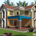 2 storied Kerala home design - 2080 Sq.Ft.