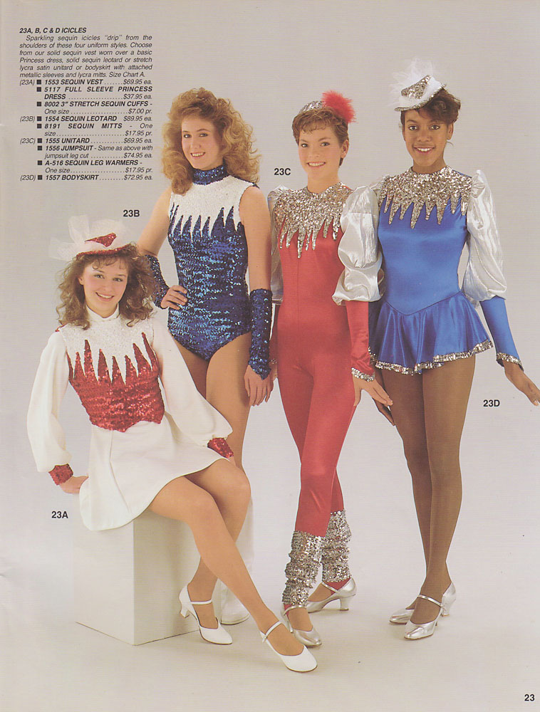 Vintage Goodness 1.0: Vintage 80's Band & Cheerleading Uniforms - Sequins, Sequins, Sequins!
