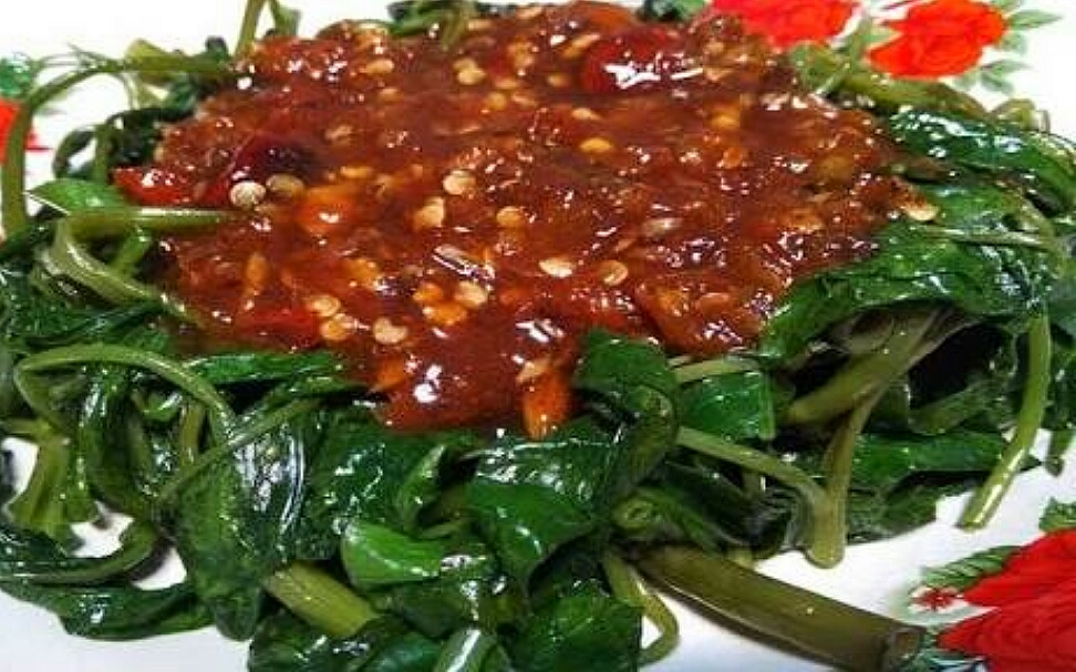Enov Info Racikan Masak Resep Rujak Kangkung Pedas
