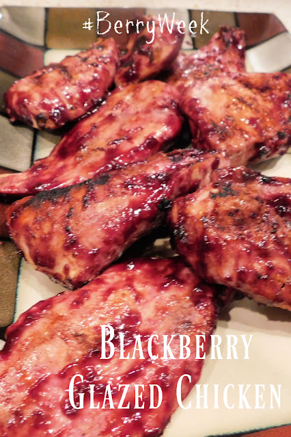 Blackberry Glazed Chicken pin