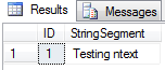 Argument data type ntext is invalid for argument 1 of left function - Article on SQLNetHub