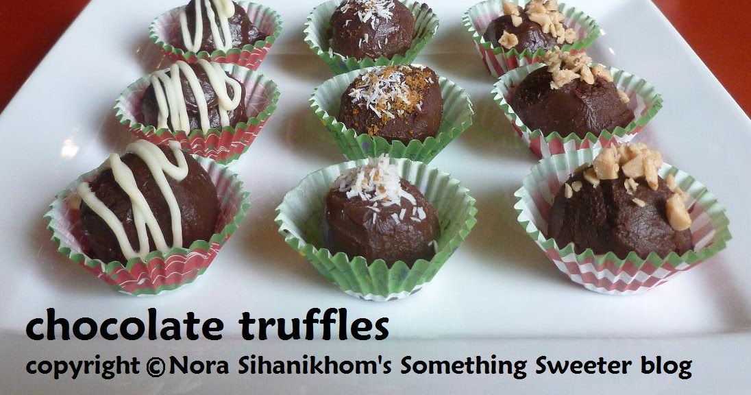 Something Sweeter allergy friendly food blog Chocolate Truffles