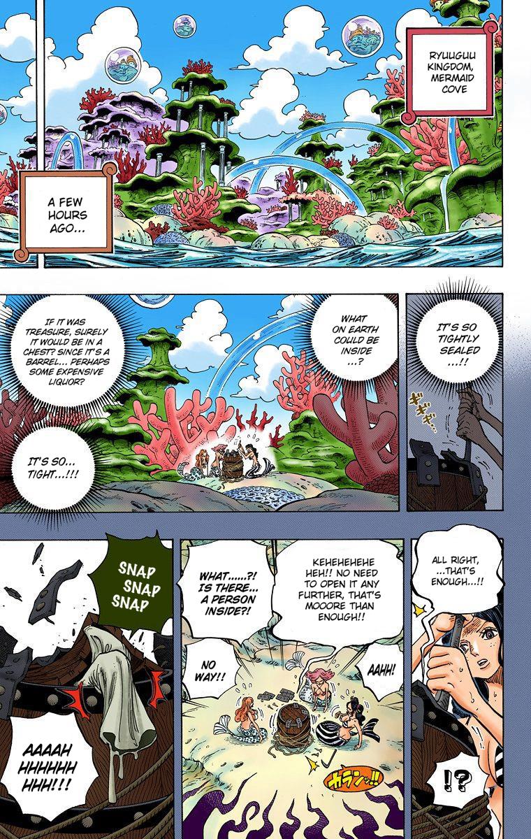 One Piece Chapter 612 Led By The Shark They Saved One Piece Manga Online Colored