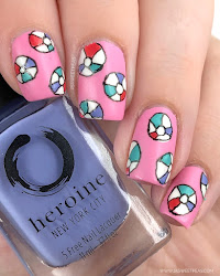 nail ball happy sweetpeas nails