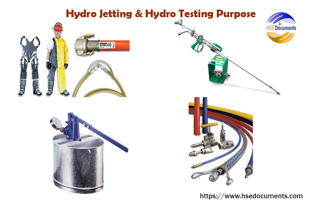 Hydro Jetting & Hydro Testing Purpose HSE Documents
