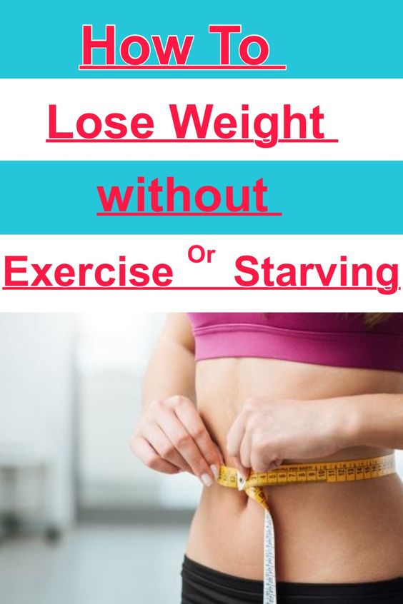 Lose Weight Without Exercise
