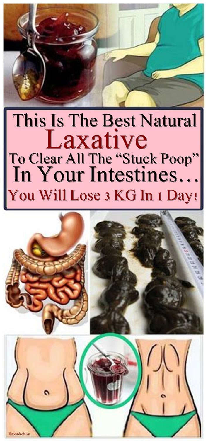 This Is The Best Natural Laxative To Clear All The “Stuck Poop” In Your