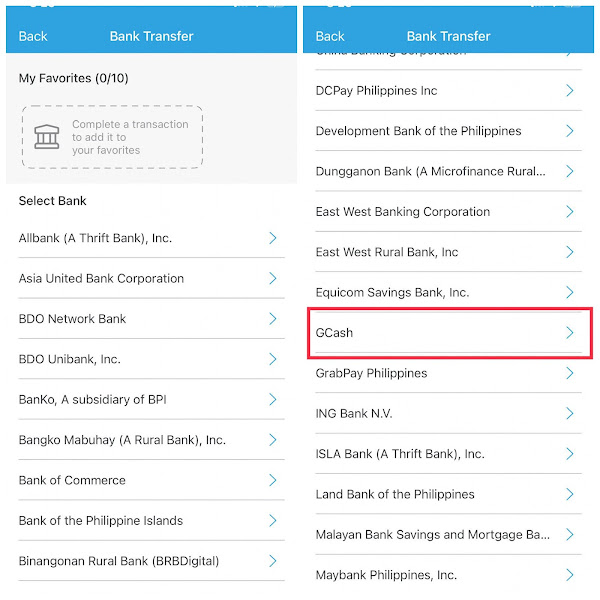 How to Transfer Money or Payments from Paymaya to Gcash Bank Transfer