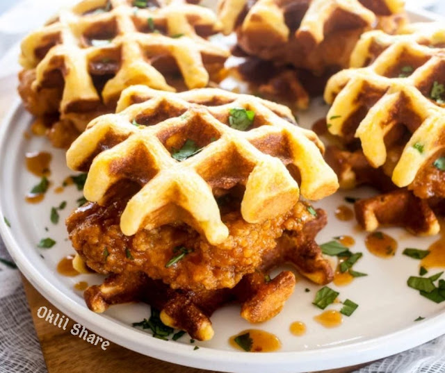 Chipotle Honey Chicken And Waffle Sliders