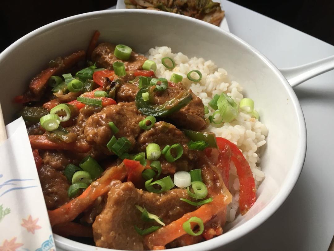 Vegan seitan bulgogi from scratch