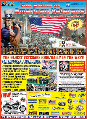 2011 Salute to American Veterans Rally Poster