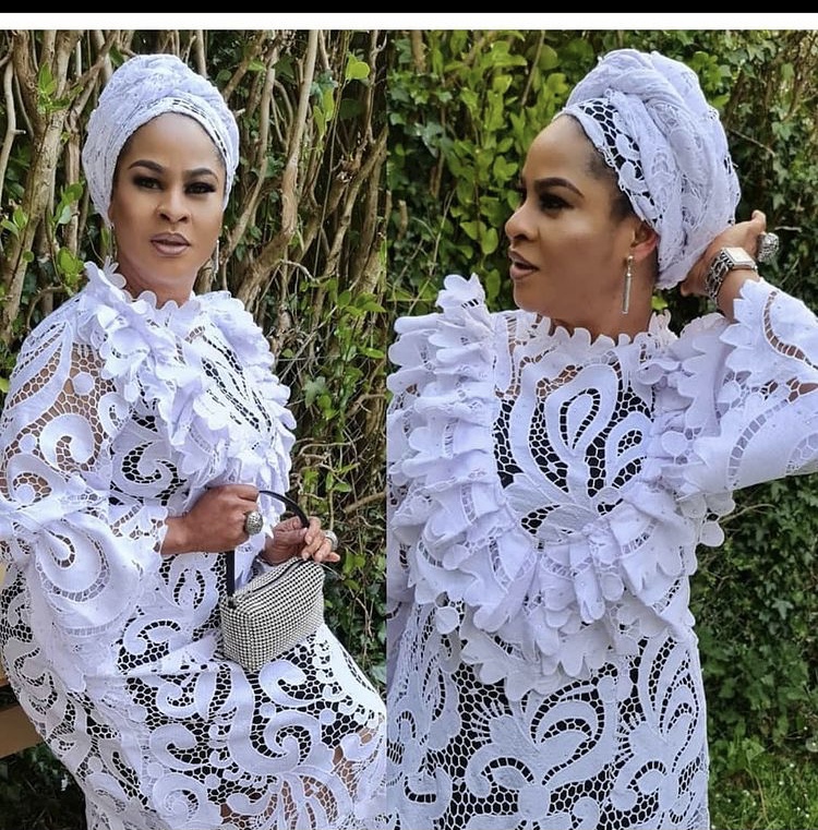 White lace Styles whitelace lace owanbe owambe