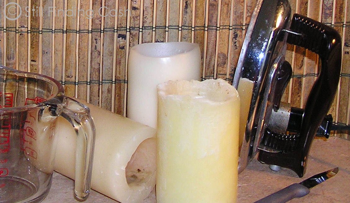 Still Finding Cash Easily Restore Used Pillar Candles