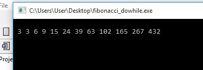 Fibonacci Series in C Programming using Do While Loop ~ Junior Computer ...