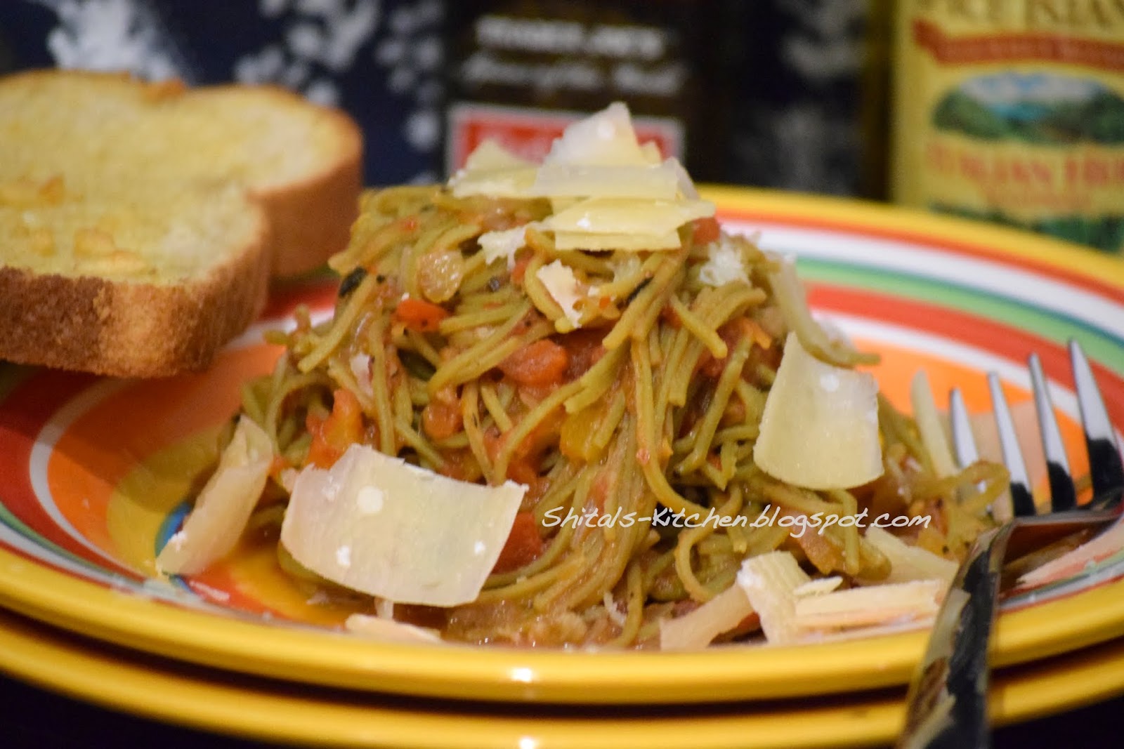 Shital'sKitchen Edamame Pasta in Marinara Sauce