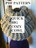 Crochet Pattern for Quick Big Cozy Cowl