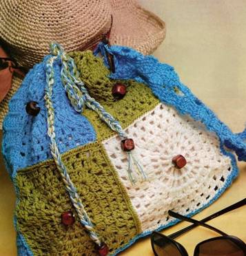 bolso playero a crochet paso a paso