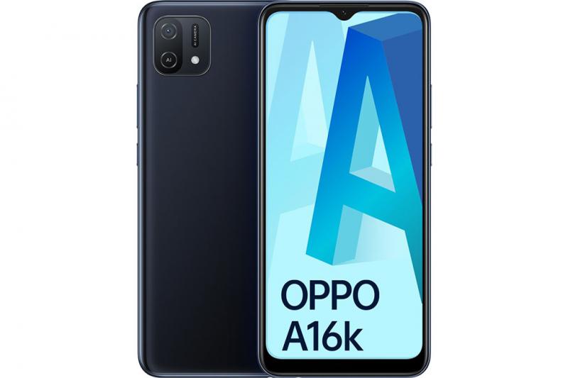 Điện thoại Oppo A16K 3GB/32GB Đen – Hàng chính hãng