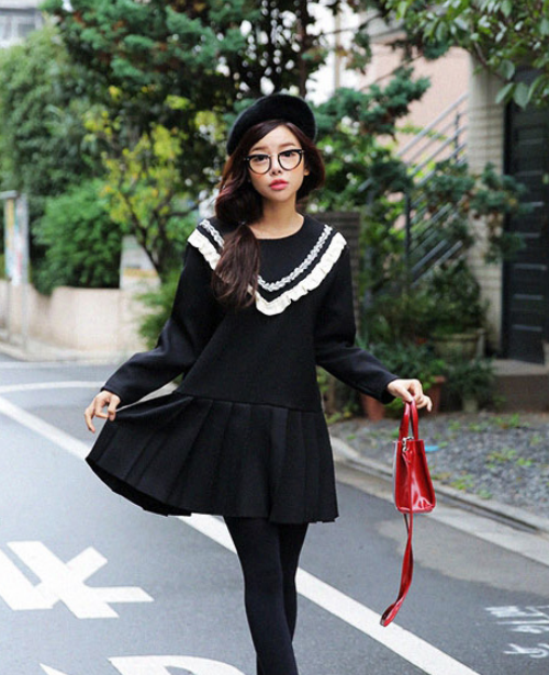 [Stylenanda] Rope Point Sailor Dress | KSTYLICK - Latest Korean Fashion ...