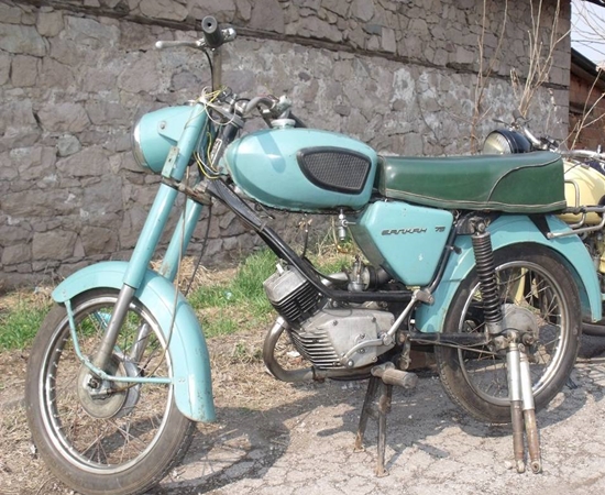 Мотоциклетът "Балкан" 75 /Описание и технически данни/