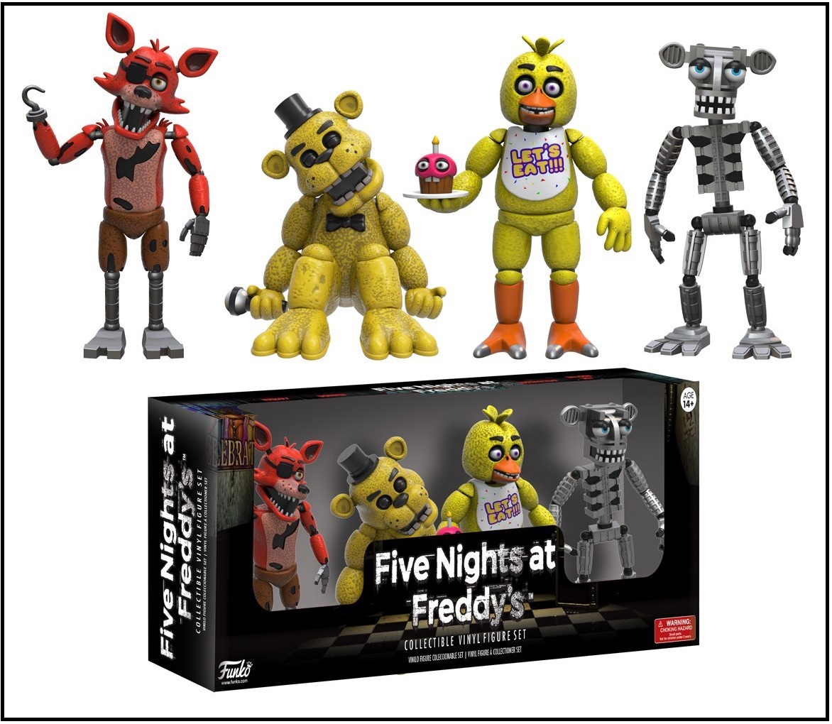 New Toys NFL FNAF FIGURE SETS COLEÇÃO COM 16 BONECOS