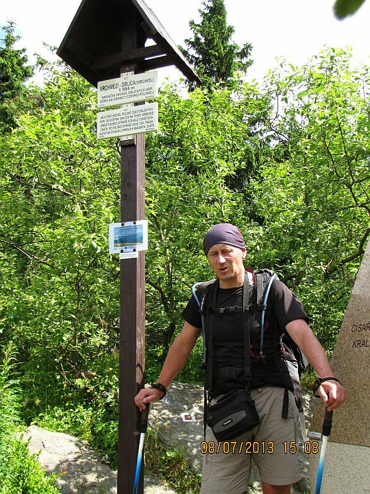 Orlica (niem. Hohe Menze, czes. Vrchmezí, 1084 m n.p.m.).